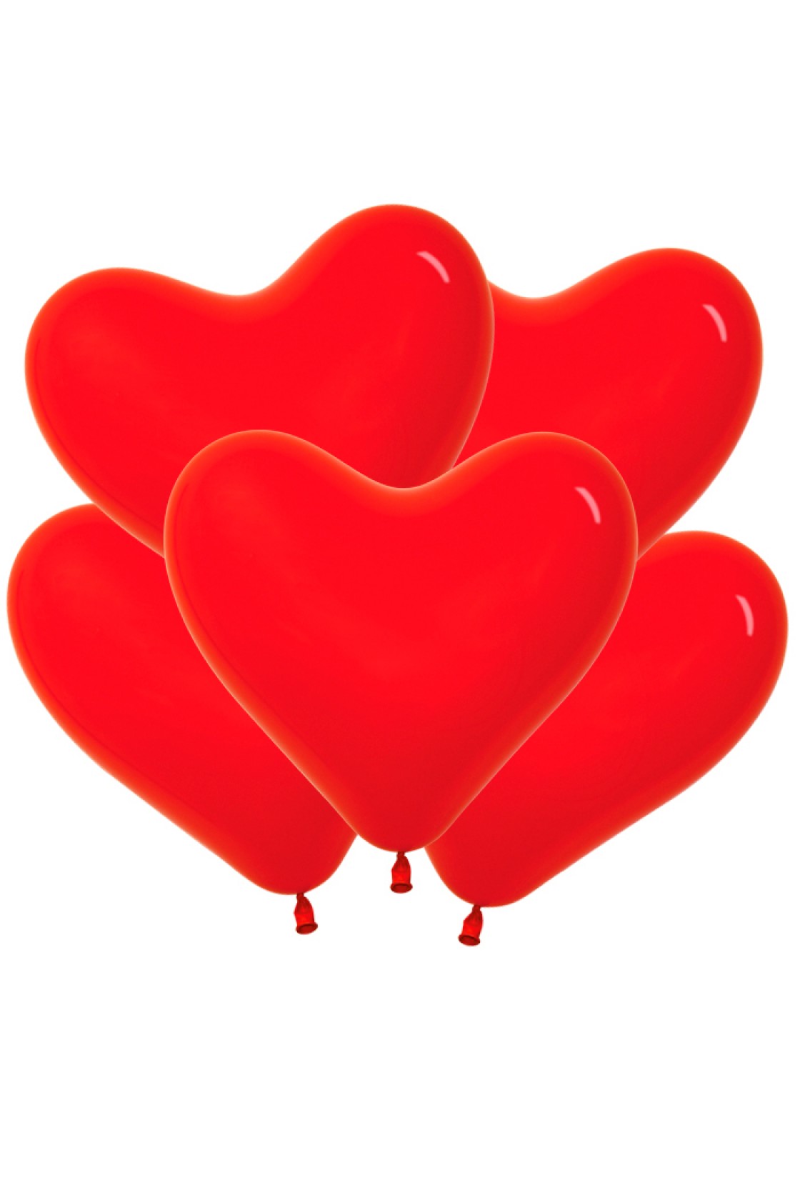 Купить Сердце 16" (Sempertex) Красный,    пастель в Новосибирске с доставкой