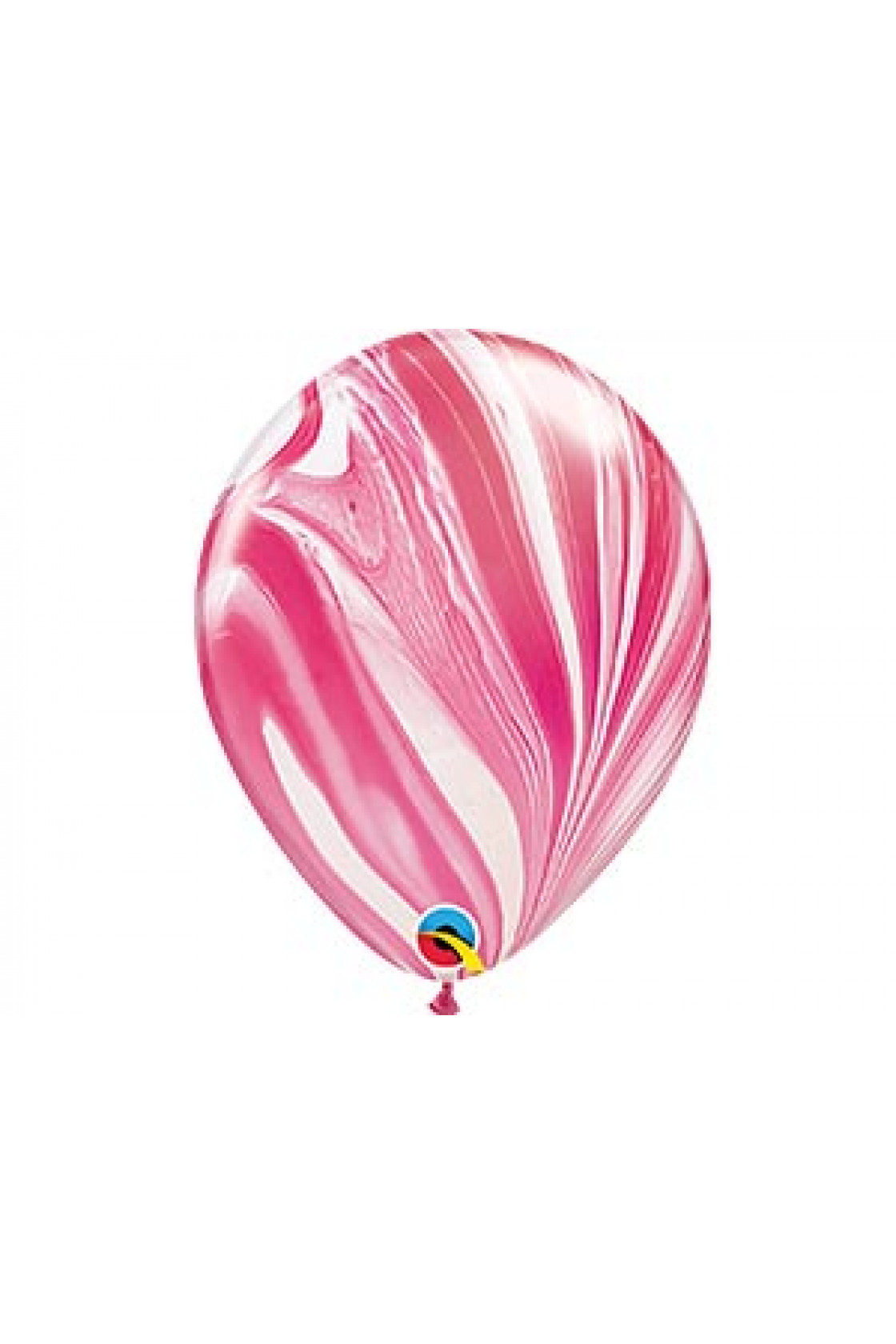 Купить 11" Qualatex Супер Агат Red White в Новосибирске с доставкой