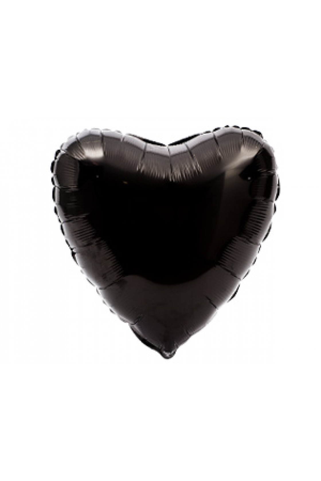 Купить FM Шар Фольга 18" Сердце черный в Новосибирске с доставкой