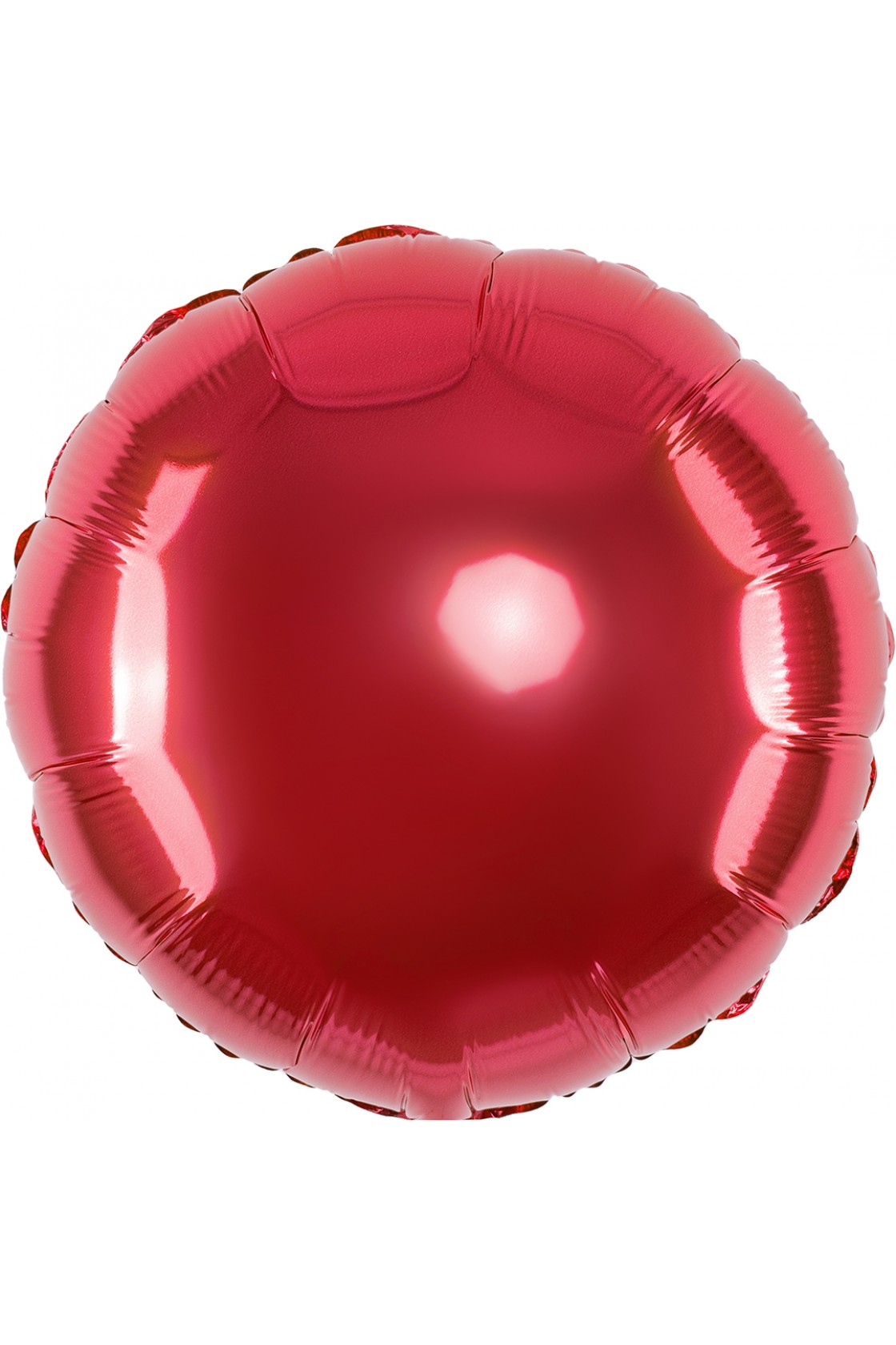 Купить FM Шар Фольга 18" Круг красный (RED) в Новосибирске с доставкой