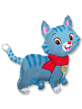 FM Фигура Кошечка голубая 91х93см И-257