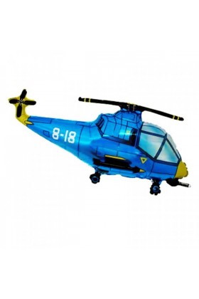 FM Фигура Вертолет голубой 57х96см И-160