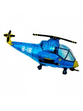 FM Фигура Вертолет голубой 57х96см И-160