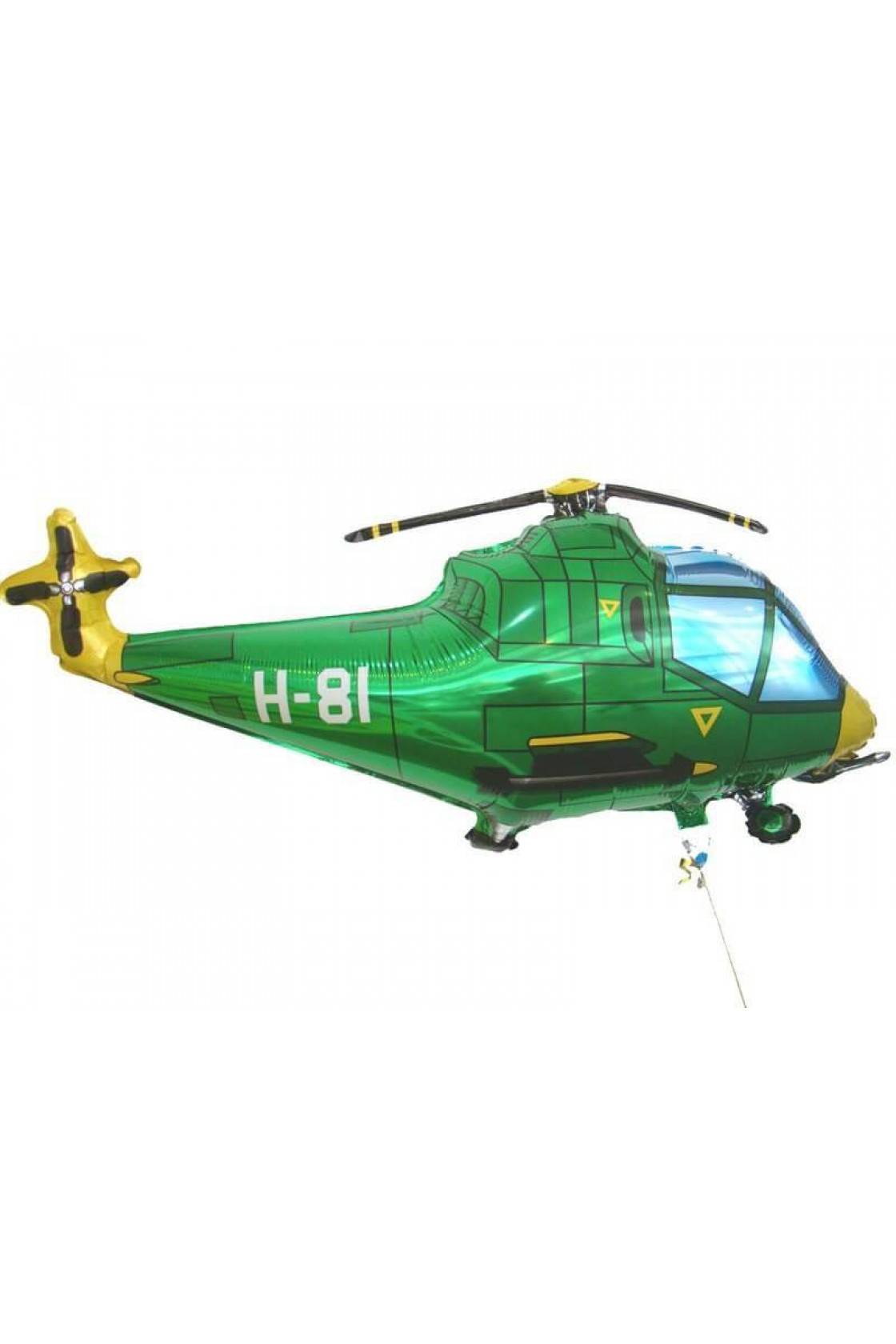Купить FM Фигура Вертолет зеленый 57х96см И-159 в Новосибирске с доставкой