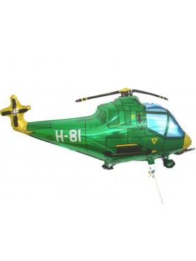 FM Фигура Вертолет зеленый 57х96см И-159