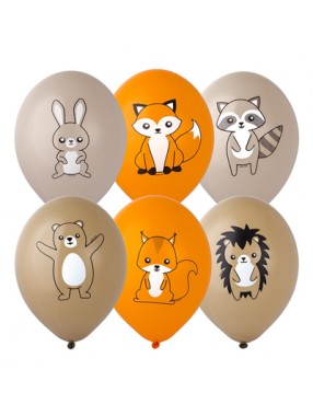 14" (Belbal) шелкография Лесные зверюшки