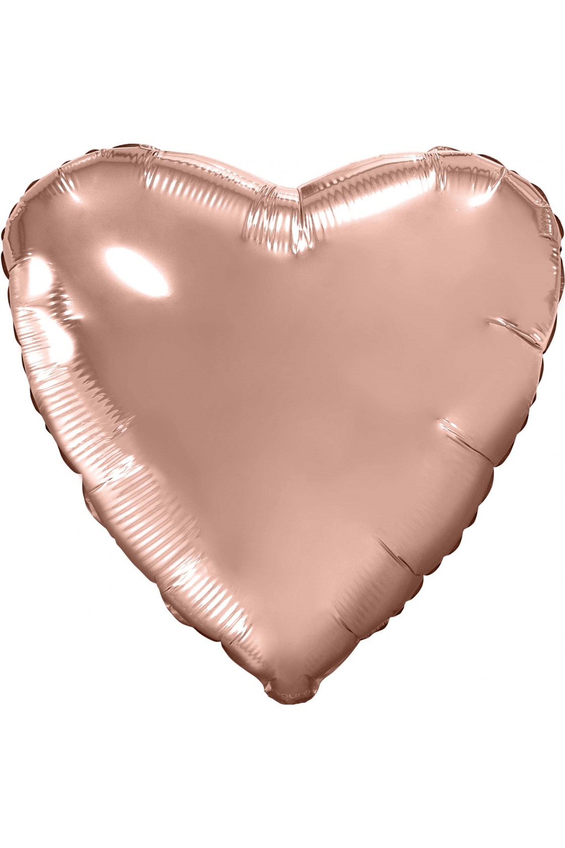 Купить FM Шар-Фольга 30"/76см Сердце золото розовое в Новосибирске с доставкой