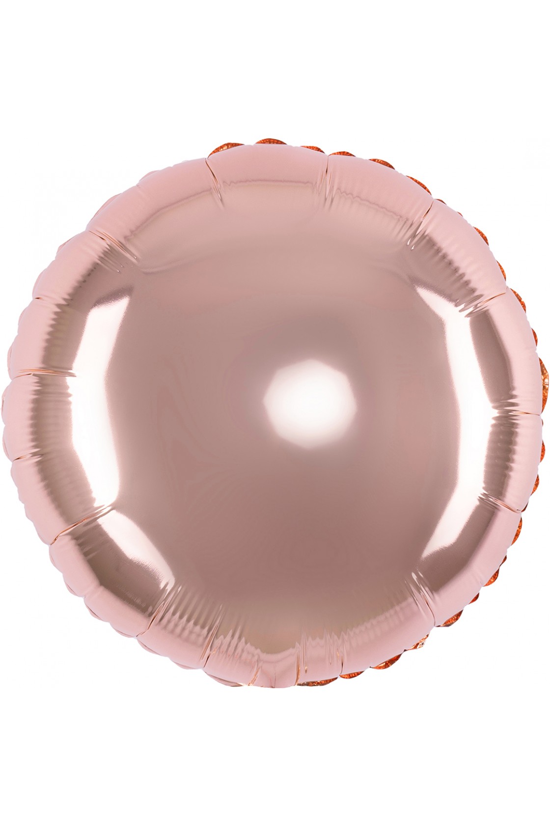 Купить FM Шар Фольга 18" Круг золото розовое в Новосибирске с доставкой