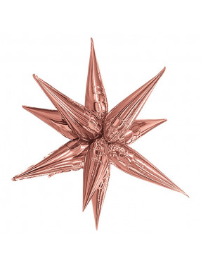 АГ 3D ЗВЕЗДА 26" Составная Rose Gold