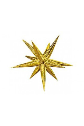 АГ 3D ЗВЕЗДА  41" Составная Gold