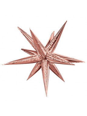 АГ 3D ЗВЕЗДА  41" Составная Rose Gold