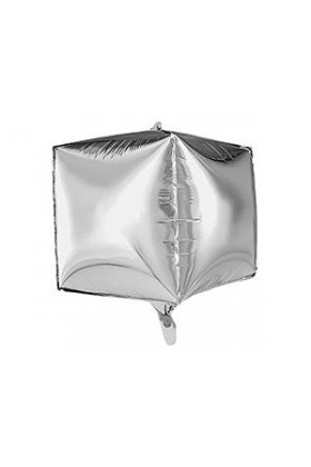 АГ 3D КУБ 26" Металлик Silver