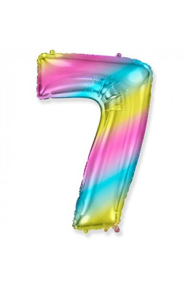 Фигура Цифра 7 радуга 7*Н