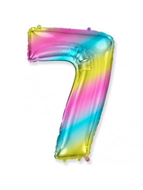 Фигура Цифра 7 радуга 7*Н