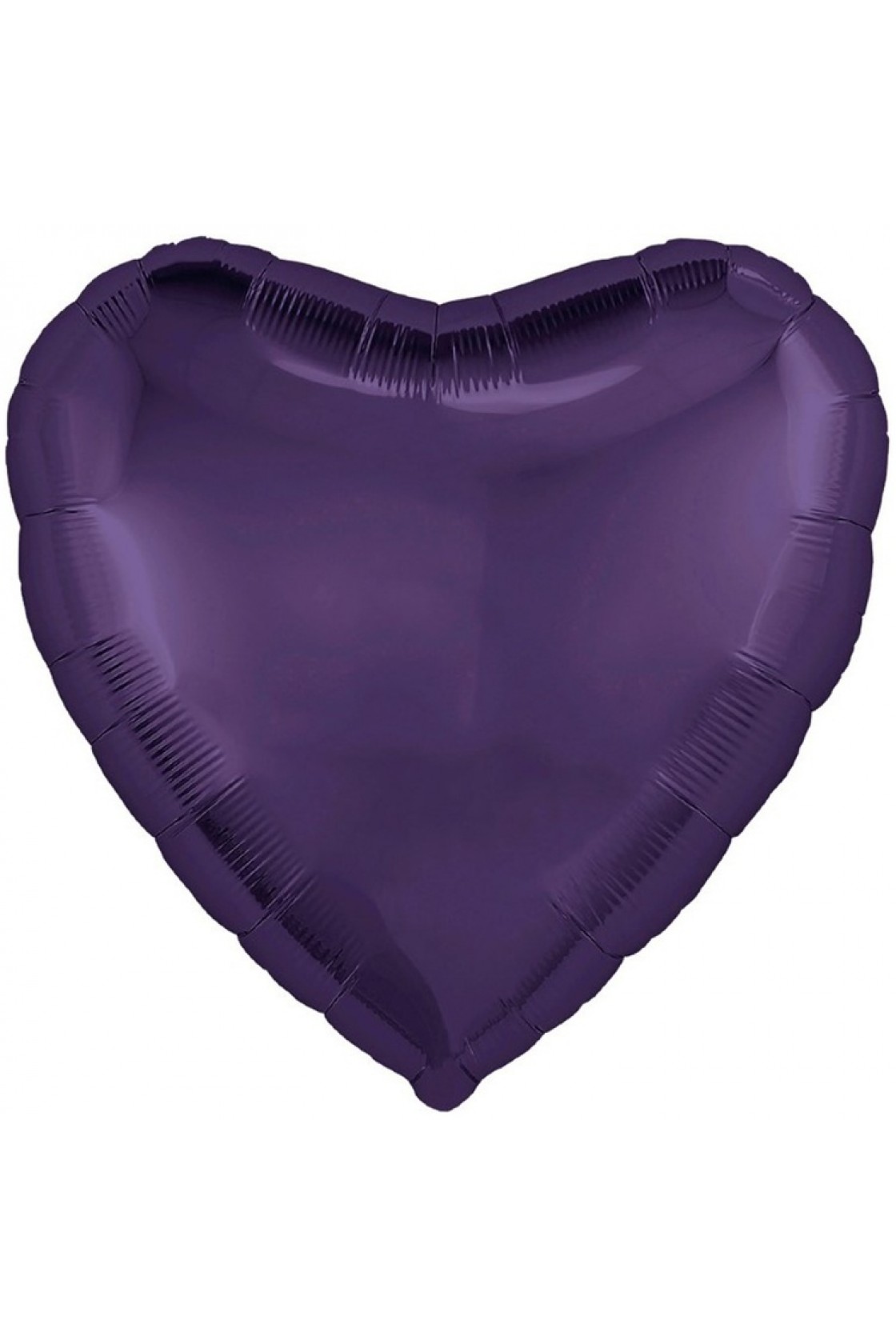 Купить FM Шар Фольга 18" Сердце фиолетовый Темный в Новосибирске с доставкой
