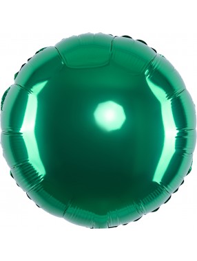 FM Шар Фольга 18" Круг зеленый (GREEN)