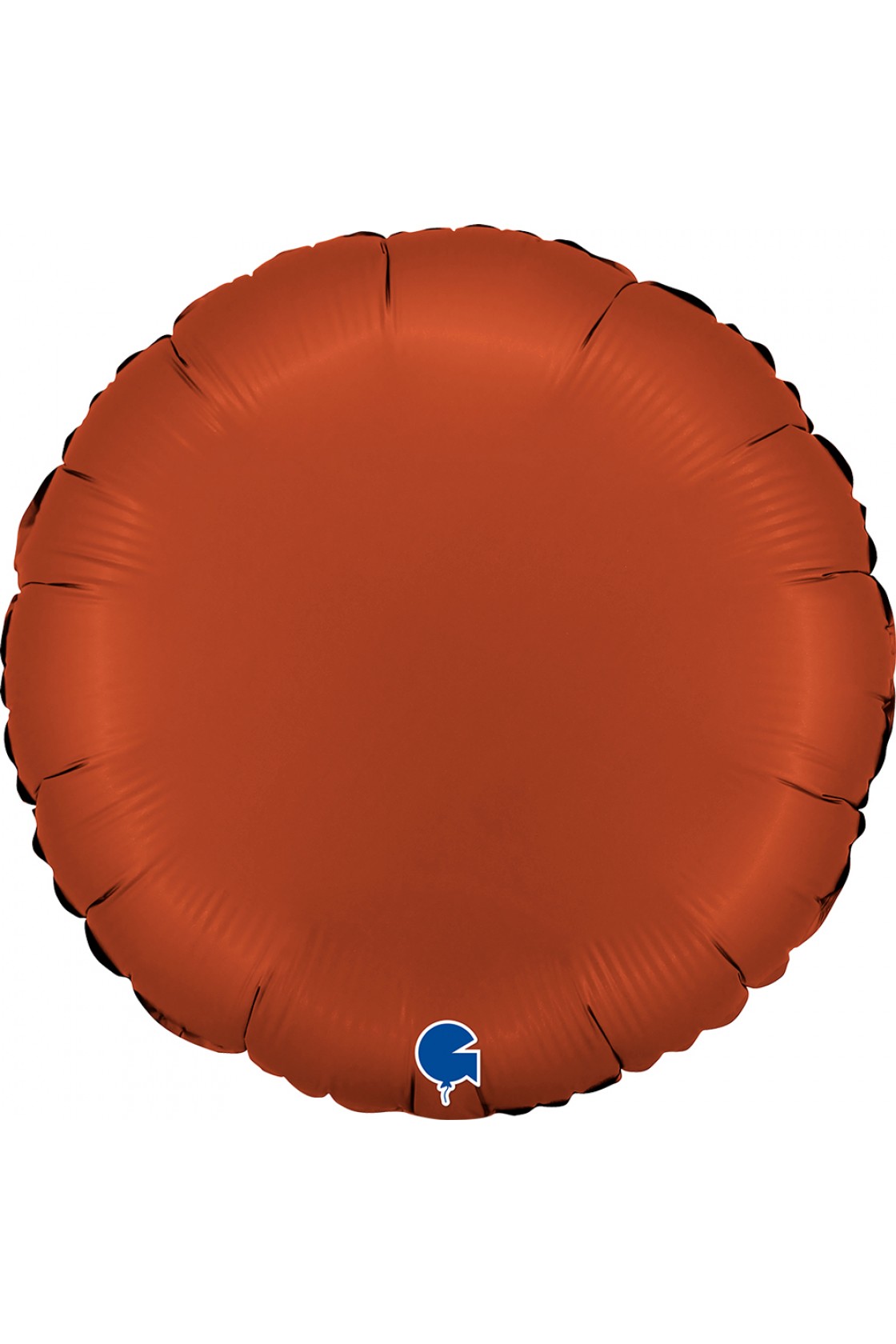 Купить FM Шар Фольга 18" Круг Кирпично-красный в Новосибирске с доставкой