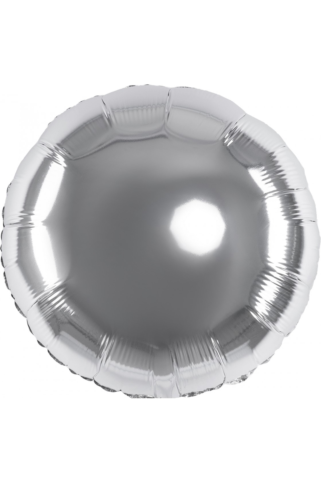 Купить FM Шар Фольга 18" Круг серебро (SILVER) в Новосибирске с доставкой
