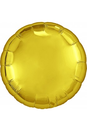 FM Шар Фольга 18" Круг золото (GOLD)