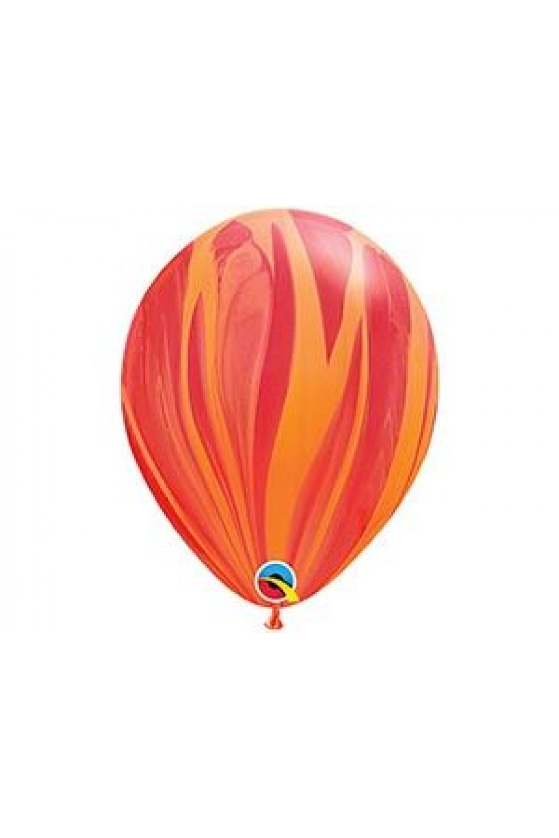 Купить 11" Qualatex Супер Агат Red Orange в Новосибирске с доставкой