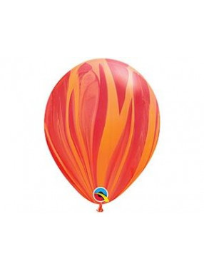 11" Qualatex Супер Агат Red Orange