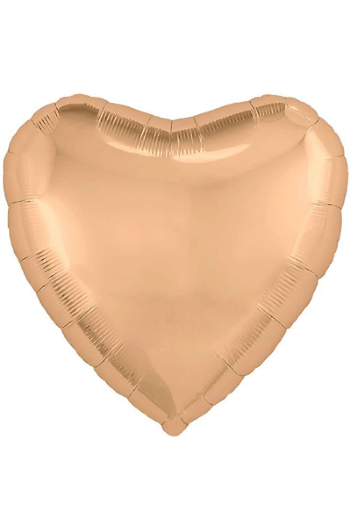 Купить FM Шар-Фольга 30"/76см Сердце Персиковый пух в Новосибирске с доставкой