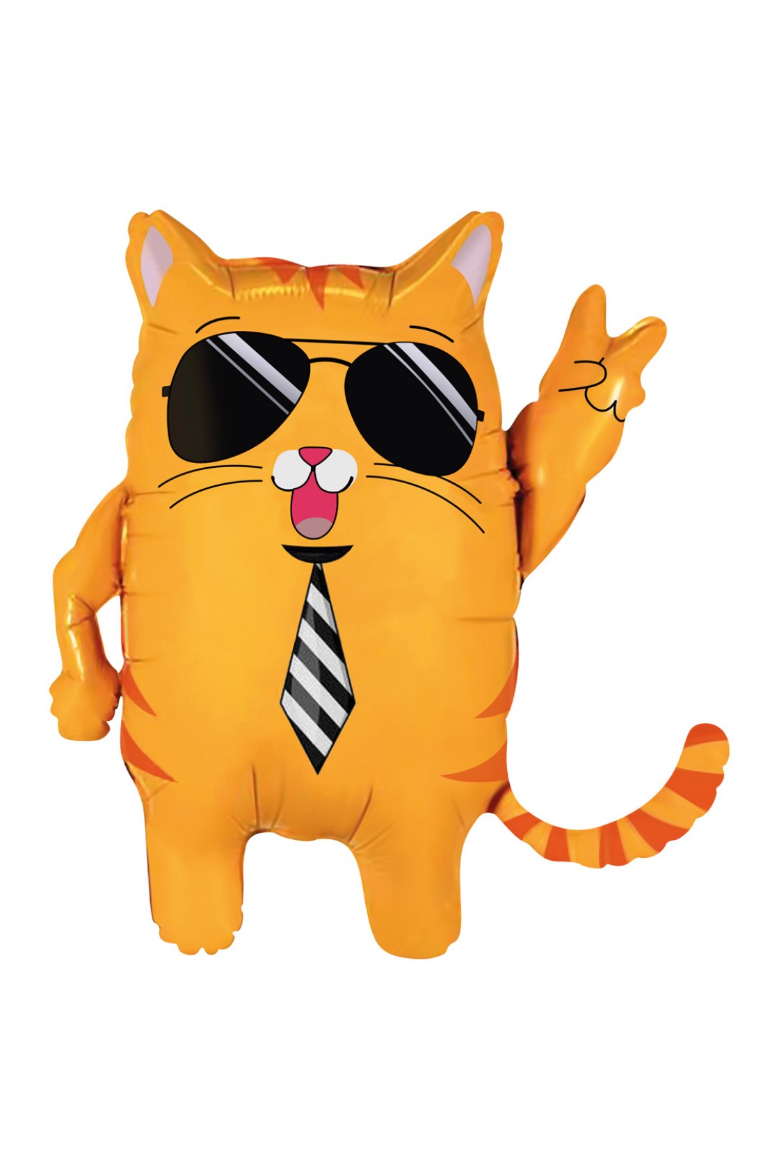 Купить FM Фигура Кот с тюльпанами и шампанским в Новосибирске с доставкой