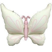 FM Фигура Бабочка бежево-розовая