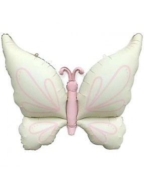 FM Фигура Бабочка бежево-розовая