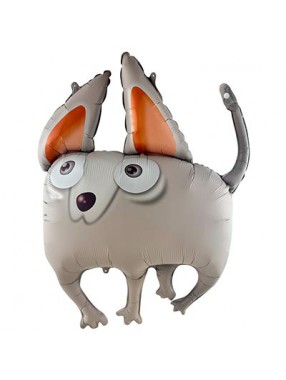 FM Фигура Собака ушастая серая