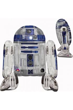 A  Ходяч.фигура Звездные войны R2D2 96см шар фол.