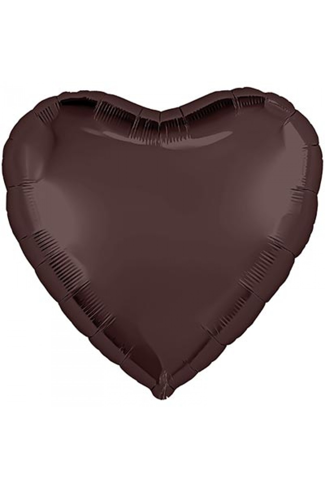 Купить FM Шар Фольга 18" Сердце Каштан в Новосибирске с доставкой