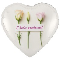 FM Сердце С ДР розы