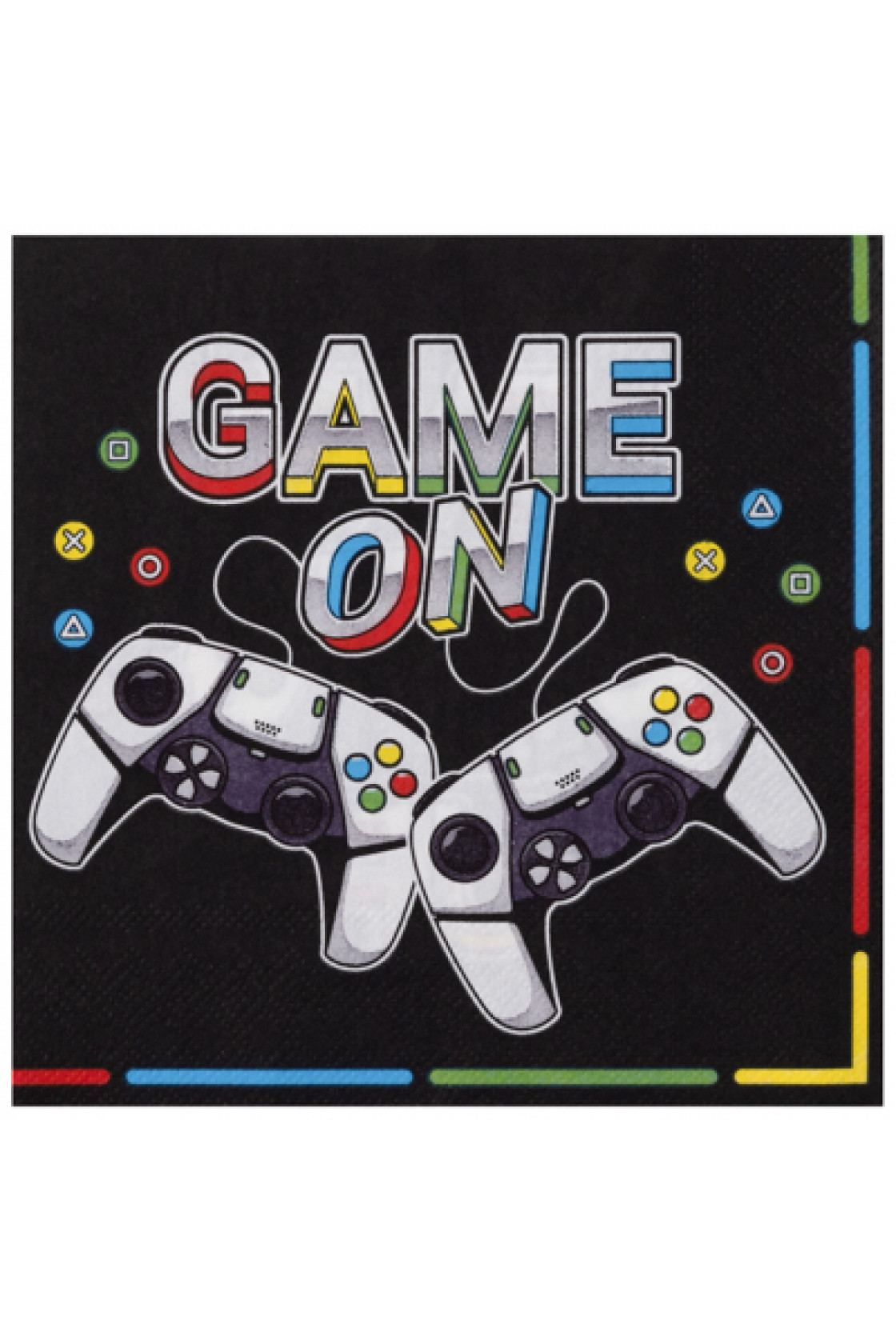 Купить Салфетки GAME ON 33*33/ 12шт в Новосибирске с доставкой