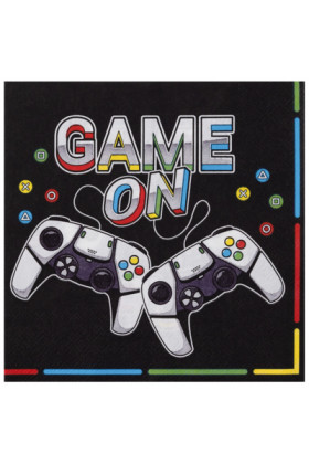 Салфетки GAME ON 33*33/ 12шт