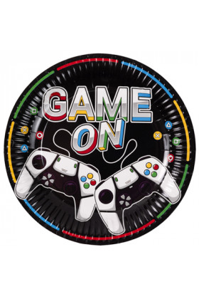 Тарелки 23см GAME ON / 6 шт