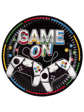 Тарелки 23см GAME ON / 6 шт
