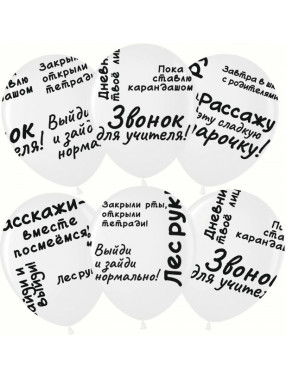 К 12"/30см  С ДР Школьные цитаты