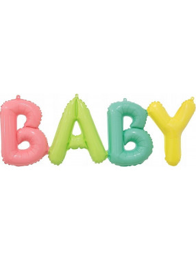 Шар фольга Baby буквы