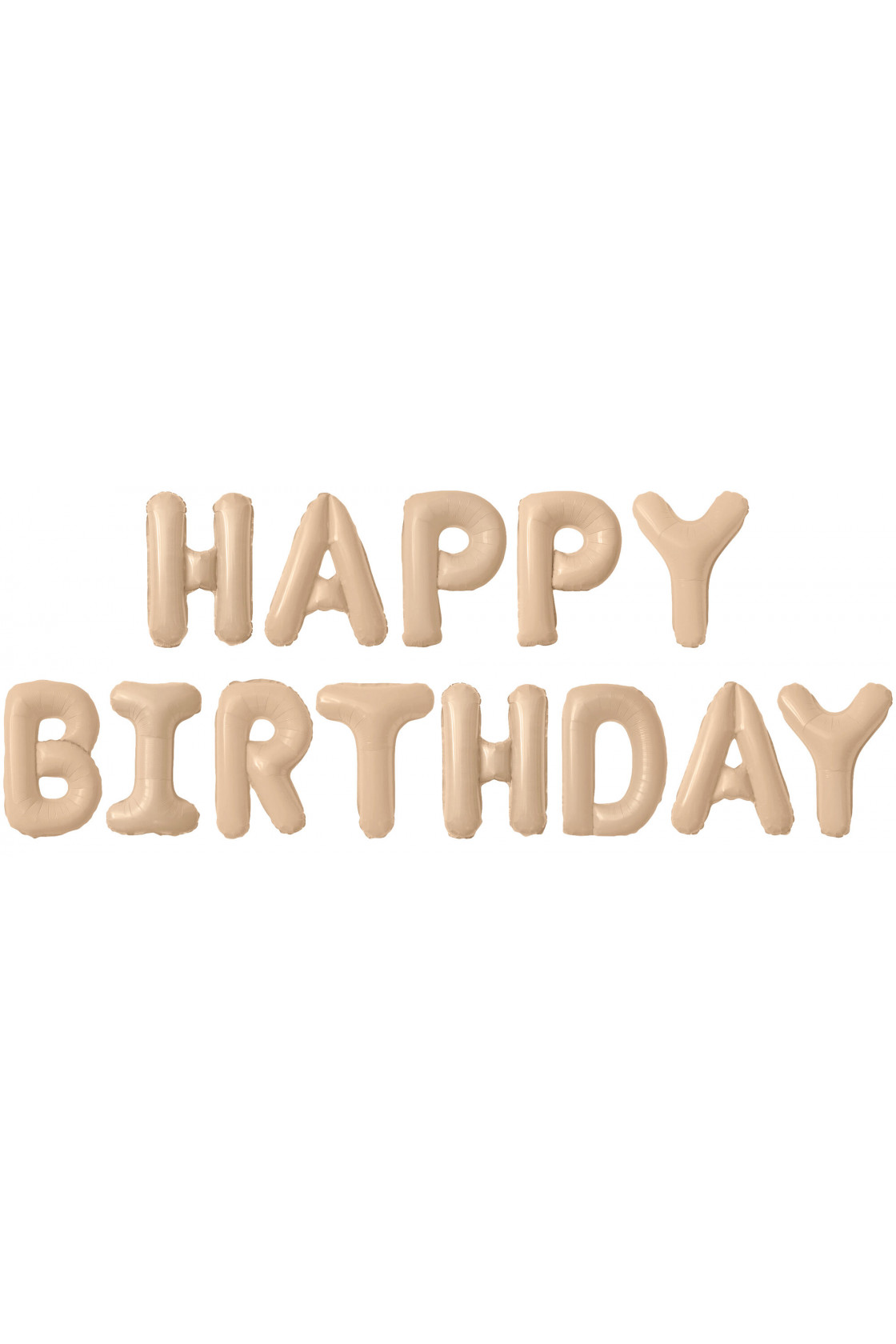 Купить Шар фольга Happy Birthday Карамель буквы в Новосибирске с доставкой
